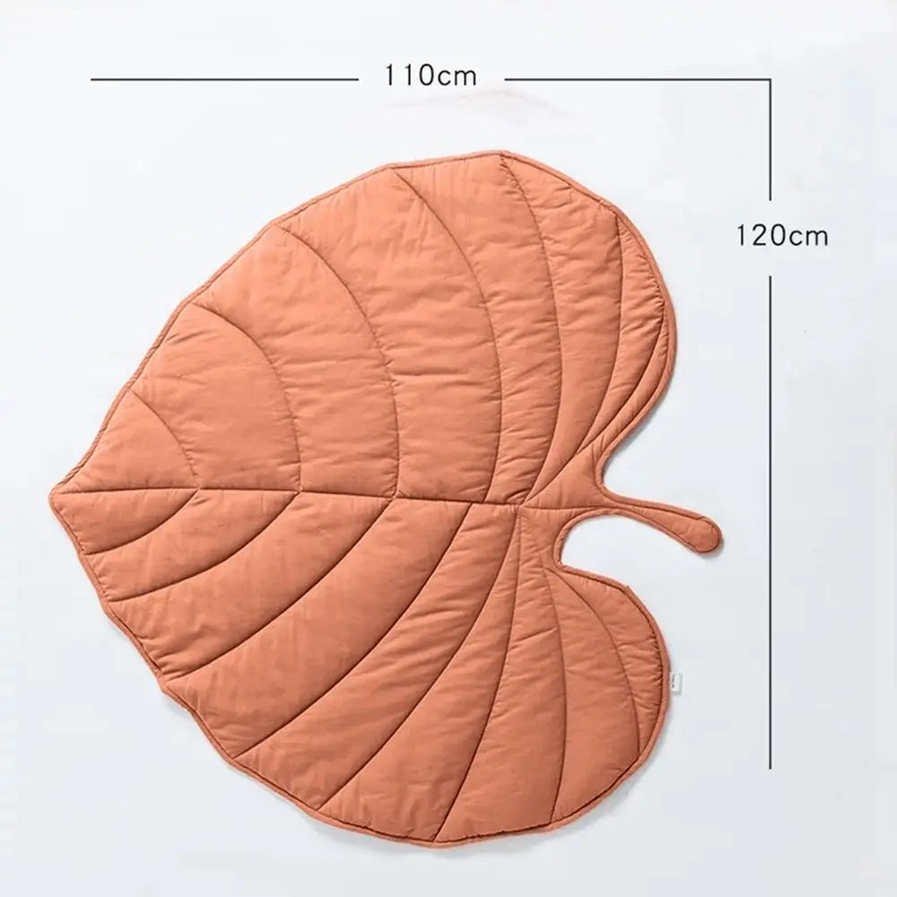 Leaf-Shaped Cooling Mat for Dogs & Cats - Breathable, Washable Summer Bed