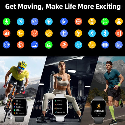 Ultra Thin Smartwatch 1.96" AMOLED – Always-On Display, Call Reminder, Compatible with Huawei & Android