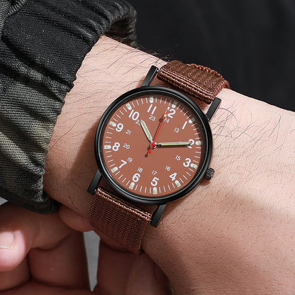 Men Watches Casual Nylon Band Sports Watch Anlog Quartz Military Wristwatches Relogio Masculino Reloj Hombre - BeeTrendyShop.COM