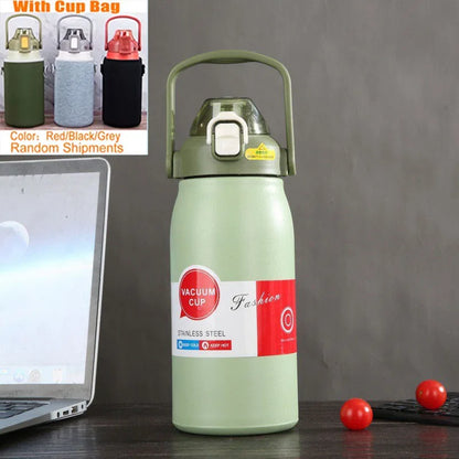 1500ML Stainless Steel Thermo Bottle – Large Capacity Portable Thermal Tumbler