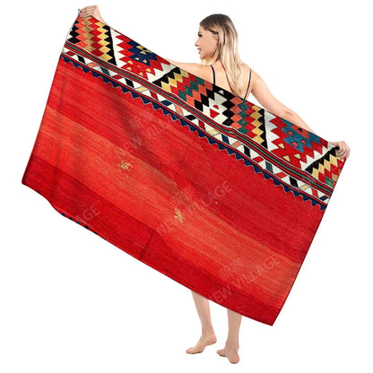 Quick-Dry Microfiber Beach & Bath Towel – Lightweight, Super Absorbent