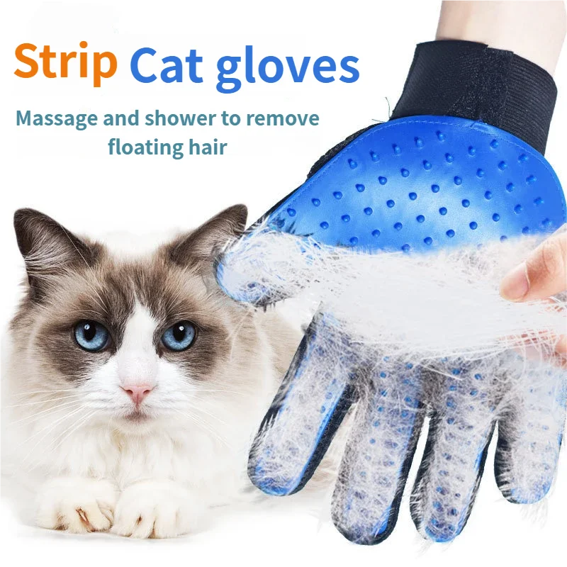 Pet Grooming Glove – Cat & Dog Hair Remover Brush