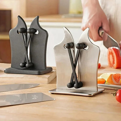 Knife Sharpener Kitchen Tool – Easy & Safe Sharpening for Chef & Damascus Knives