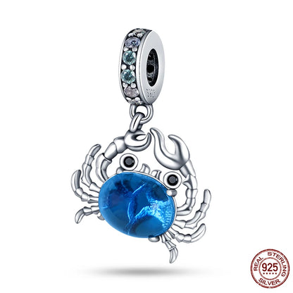 925 Sterling Silver Chameleon Luminous Butterfly Charm Bead – DIY Jewelry