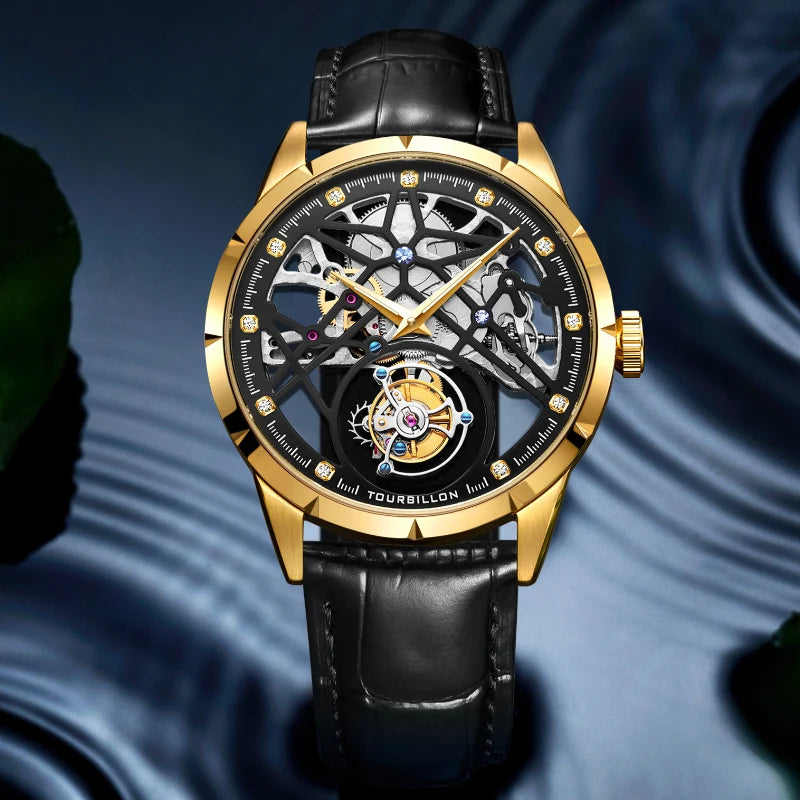 AESOP Original Flying Tourbillon Watches For Men Skeleton Tourbillon Movement Mechanical Watches Sapphire Mirror Official Store