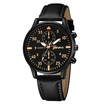 Watches for Men Reloj Hombre Fashion Retro Business Hand Watch Leather Watches Quartz Wristwatch Clock Gift Relogios Masculino - BeeTrendyShop.COM