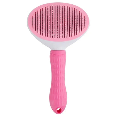 Self-Cleaning Pet Brush – Dog & Cat Grooming Comb
