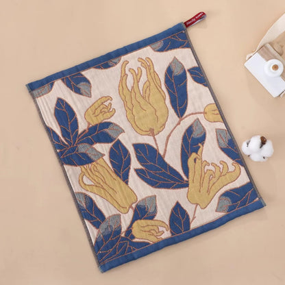 Cotton Kitchen Towel 34x40cm – 4-Layer Gauze, Quick-Dry Decorative Tea Towel