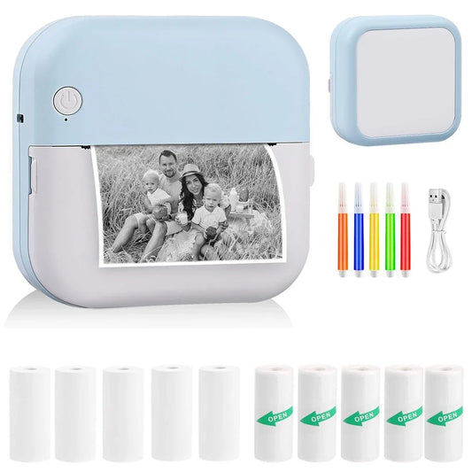 Mini Printer, Portable Thermal Photo Printer