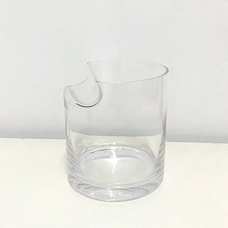 Drinkware Glass for Whiskey and Cigar Glass on Top Cups Tiki Fashion Tumbler Accessorries Made of Crystal Design