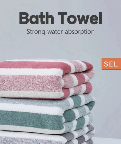 1 Pc Thickened Absorbent Bath Towel Soft Face Towel for Home - BeeTrendyShop.COM