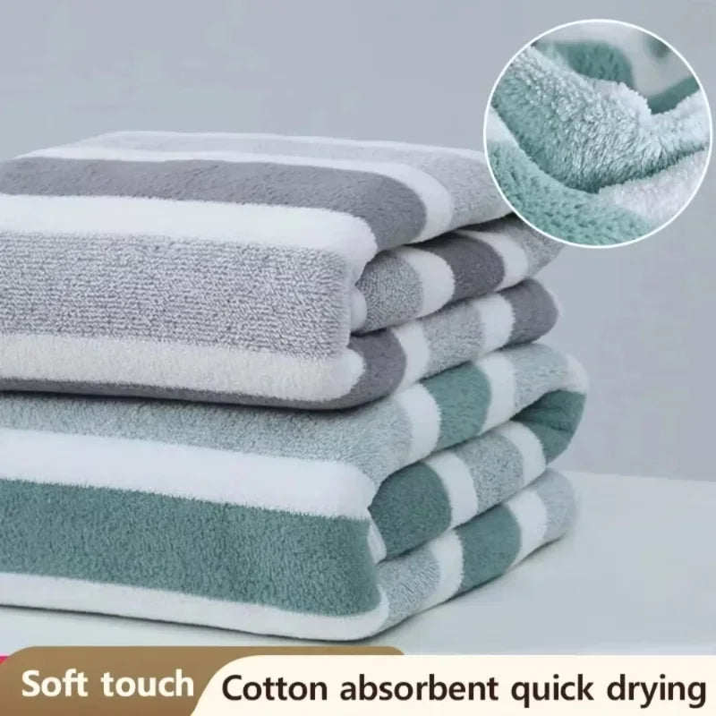 Soft & Absorbent Bath Towel for Men & Women – Large Couple Towel 35x75cm & 70x140cm