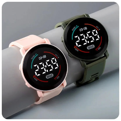 Children's Watches Fashion Digital Watches for Kids Waterproof Sport LED Electronic Wristwatch Simple Boys Girls Student Clock - BeeTrendyShop.COM