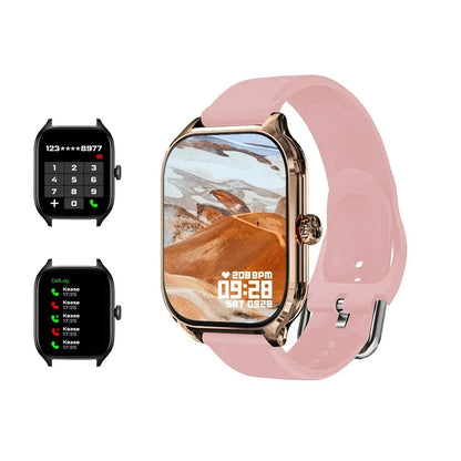 LAXASFIT H9 & H6 Smartwatch – Dial to Answer Calls, Heart Rate, Blood Oxygen, Bluetooth
