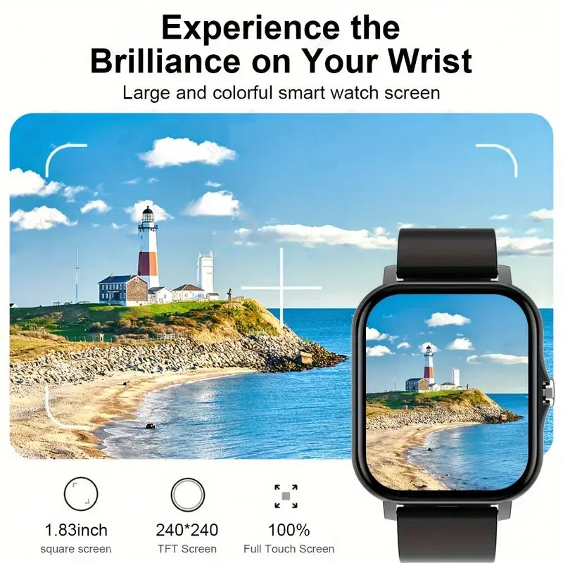 KESHUYOU New Smart Watch Bluetooth Talking Blood Oxygen/Blood Pressure Monitor Smart Watch for Women Men Holiday Gift