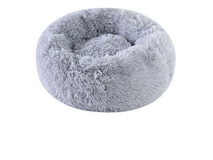 Winter Plush Pet Nest - Washable Round Bed for Cats and Dogs - BeeTrendyShop.COM