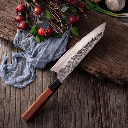 Forged Japanese Chef Knife – Professional Kiritsuke, Santoku & Nakiri Kitchen Knives