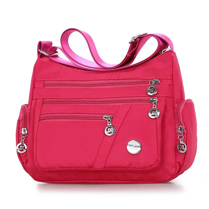 Women's casual large capacity crossbody bag, multifunctional waterproof shoulder bag, shopping handbag - BeeTrendyShop.COM