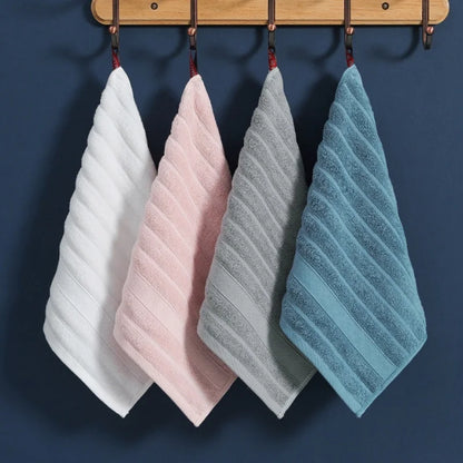 Kids Cotton Face Towel Set – Soft, Absorbent Square Hand Towels 35x35cm
