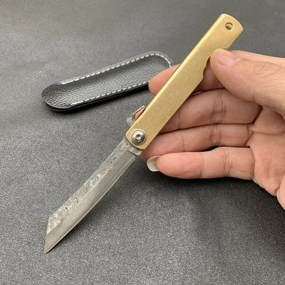 Higonokami Japanese Forged Steel Folding Knife – Outdoor Pocket Survival & EDC Tool