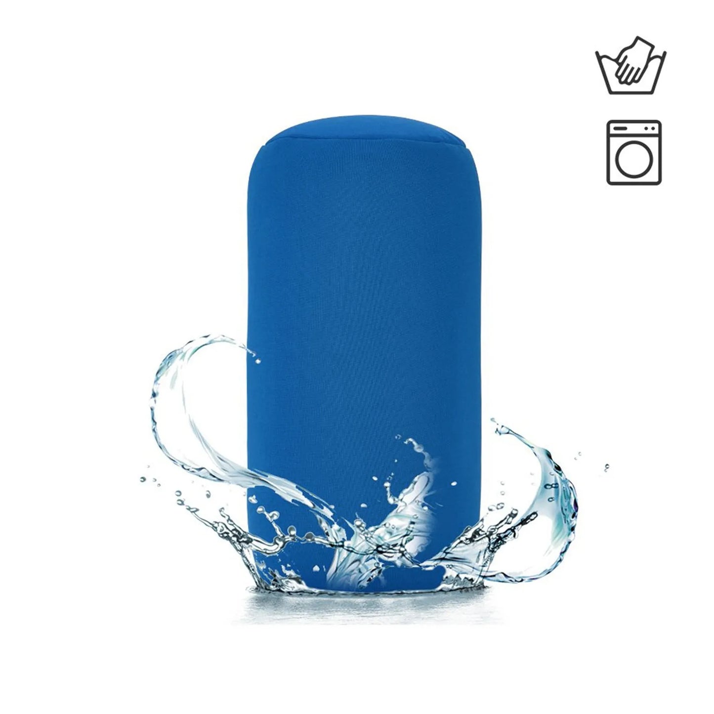 Cylindrical Neck Roll Pillow 30x16cm – Soft Washable Bolster for Bedroom, Travel & Neck Support