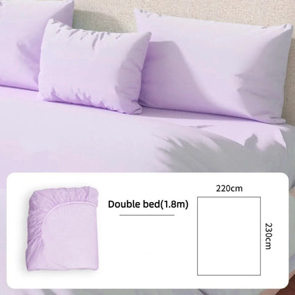 Disposable Non-Woven Fitted Sheet with Elastic Bands – Non-Slip Single & Double Bed Mattress Cover