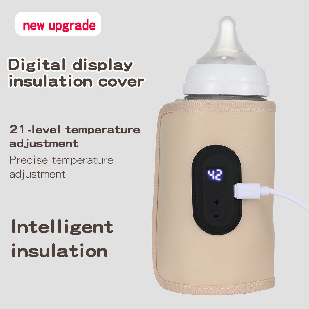 Portable USB Baby Milk Bottle Warmer – Car & Travel Nursing Bottle Heater