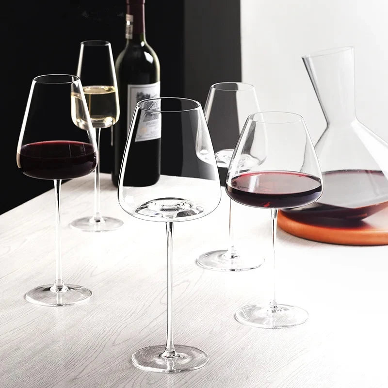Crystal Wine Goblet Set – 2Pcs Wedding Champagne Flute Stemware