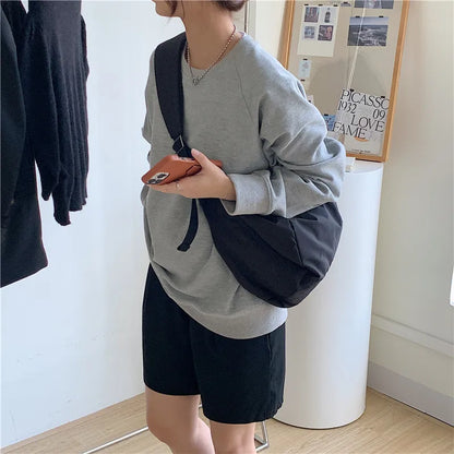 New Fashion Summer Large Capacity Casual Women Shoulder Bag Korean Style Hobos Bag Youth Crossbody Shoulder Bag - BeeTrendyShop.COM
