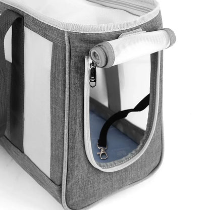 Breathable Pet Carrier Shoulder Bag – Portable Travel Handbag for Cats & Small Dogs