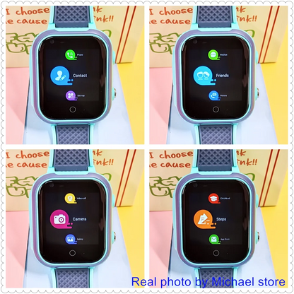 LT21 4G Kids Smartwatch – GPS, WiFi, Video Call, SOS, IP67 Waterproof, Camera & Location Tracker