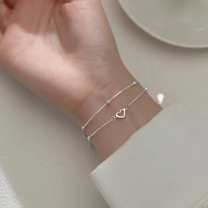 VENTFILLE 925 Silver Diamond Butterfly Bracelet – Adjustable Flower Jewelry for Women