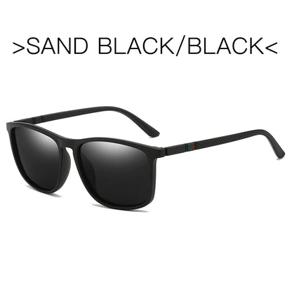 Men's Polarized Sports Sunglasses – UV400 Mirror Square Fishing Eyewear