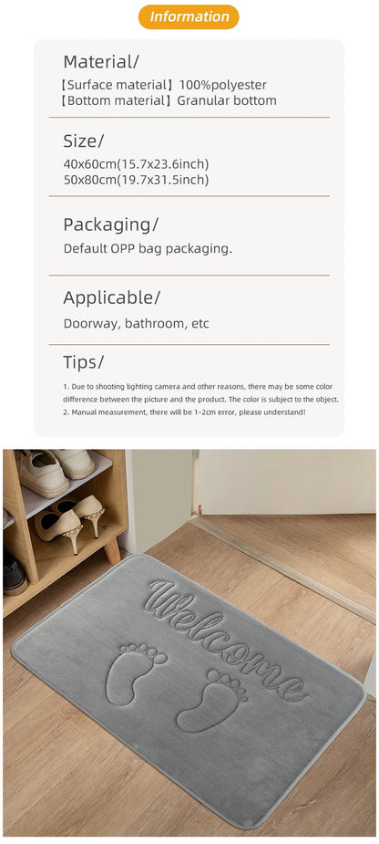 1pc Anti-Slip Cobblestone Floor Mat for Bathroom, and Absorbs Water and Reduces Slips and Falls - BeeTrendyShop.COM