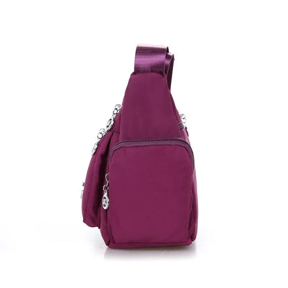 Women's casual large capacity crossbody bag, multifunctional waterproof shoulder bag, shopping handbag - BeeTrendyShop.COM