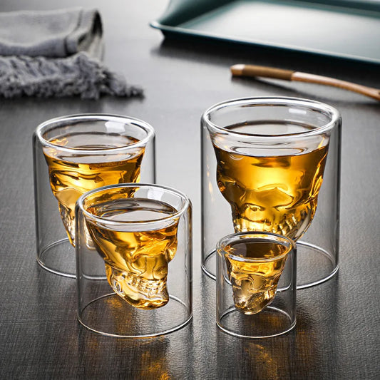 Wine Cup Glasses Of Wine Crystal Cocktail Glasses Whisky Barware Beer Drinkware Drinking Coffee Mugs Double Bottom Mug Glass Cup