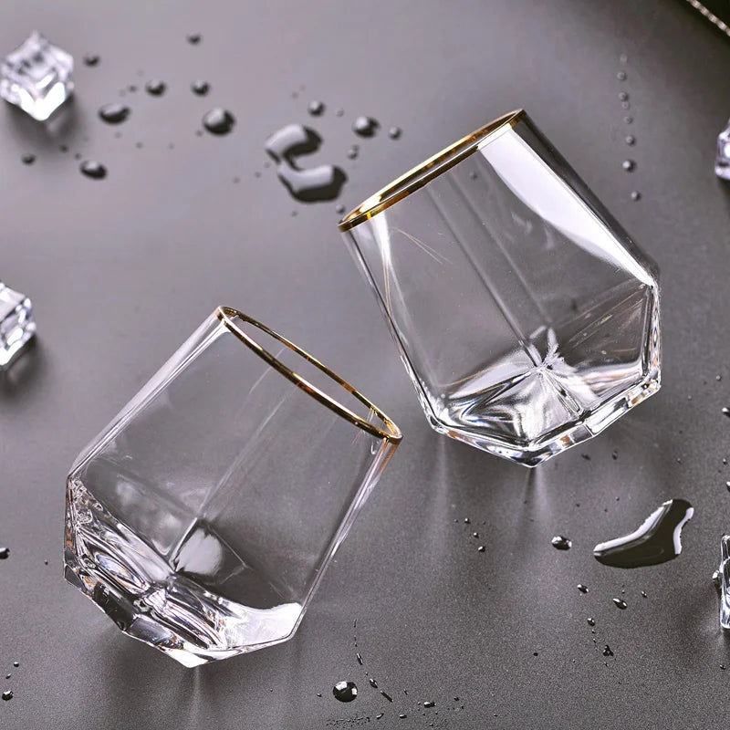 Diamond Clear Plastic Wine Glass – 360ml Party Cocktail Tumbler