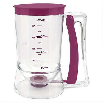 Pancake Batter Dispenser – No-Mess Kitchen Tool for Pancakes, Cupcakes & Waffles