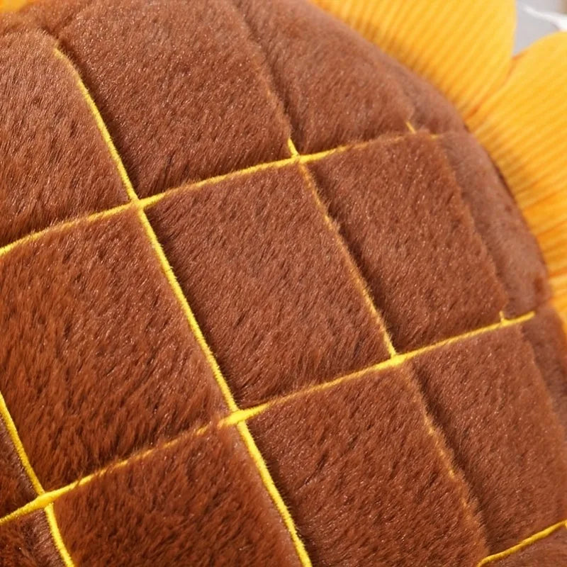 Sunflower Plush Decorative Cushion – Soft Round Pillow for Sofa, Office & Car | 34, 40, 50 & 70cm