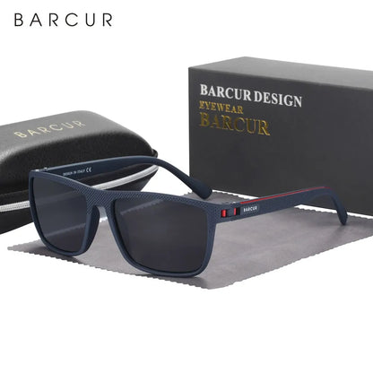 BARCUR TR90 Sports Sunglasses – Polarized Lightweight UV400 for Men