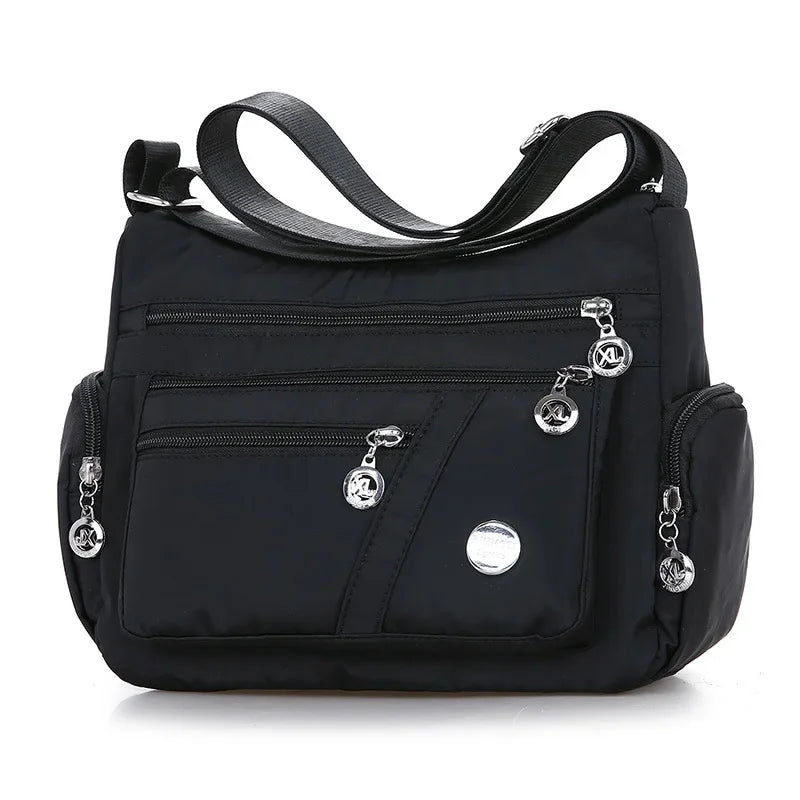 Women's casual large capacity crossbody bag, multifunctional waterproof shoulder bag, shopping handbag - BeeTrendyShop.COM