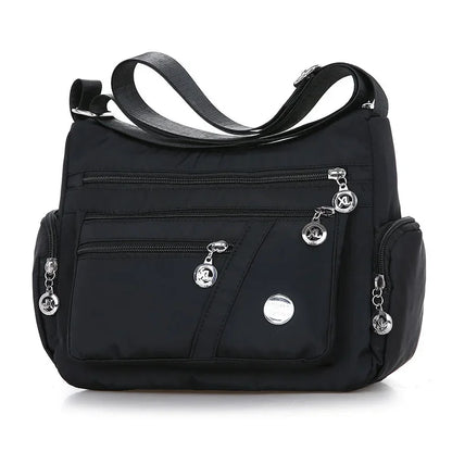 Women's casual large capacity crossbody bag, multifunctional waterproof shoulder bag, shopping handbag - BeeTrendyShop.COM