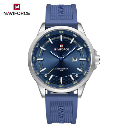 NAVIFORCE Men's Military Sport Watch – 30M Waterproof, Shockproof, Auto Date Display