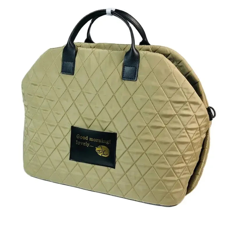 Pet Travel Carrier – Car Seat Bag for Cats & Dogs | Nylon Shoulder Handbag