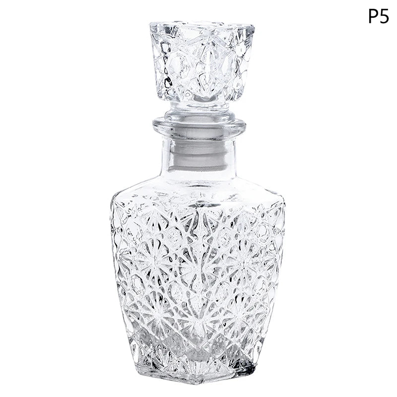 Transparent Whiskey Glass Decanter – 100ml & 150ml Party Barware Bottle