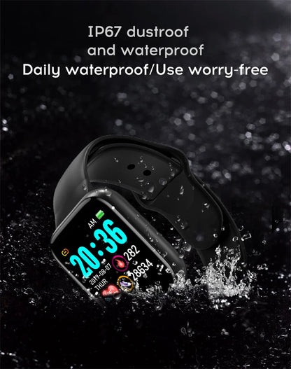 Y68 D20 Multifunctional Smartwatch – Bluetooth, Music Control, Fitness Bracelet, Sleep Monitor