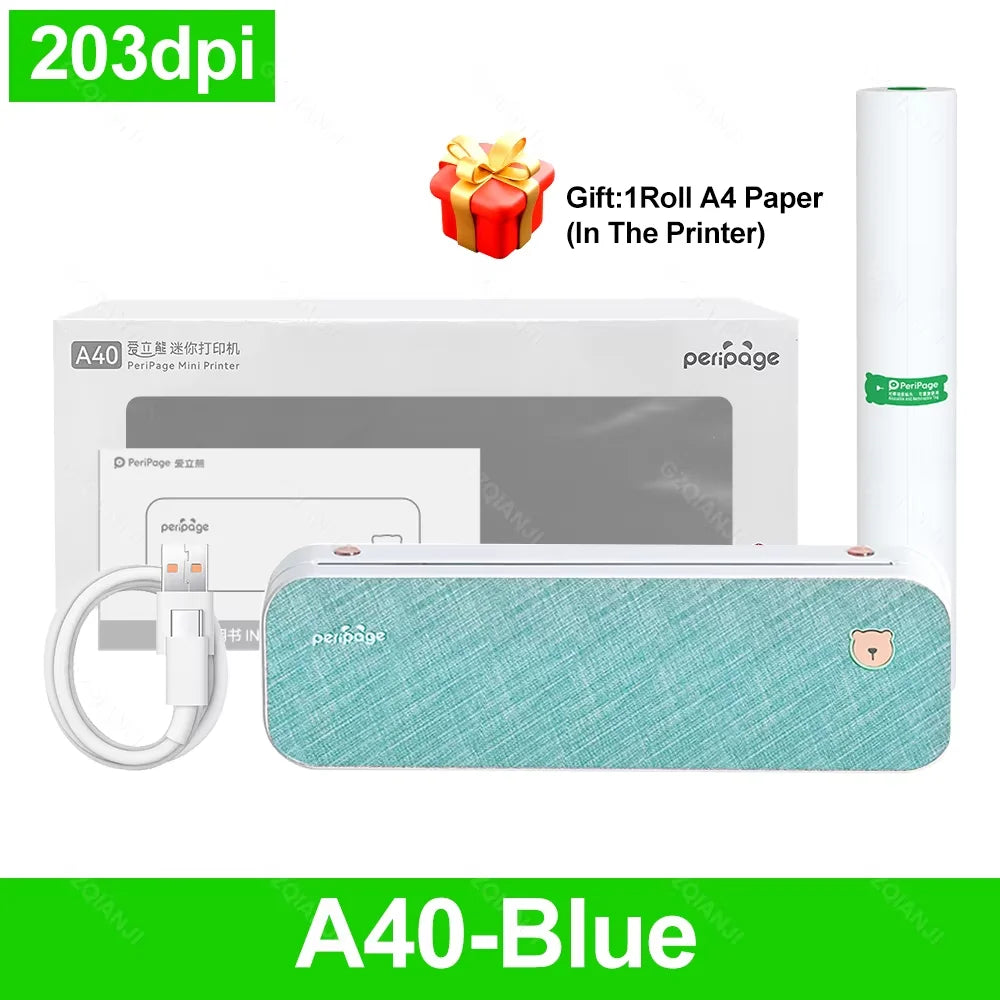 A4 Printer Wireless, No Ink or Toner