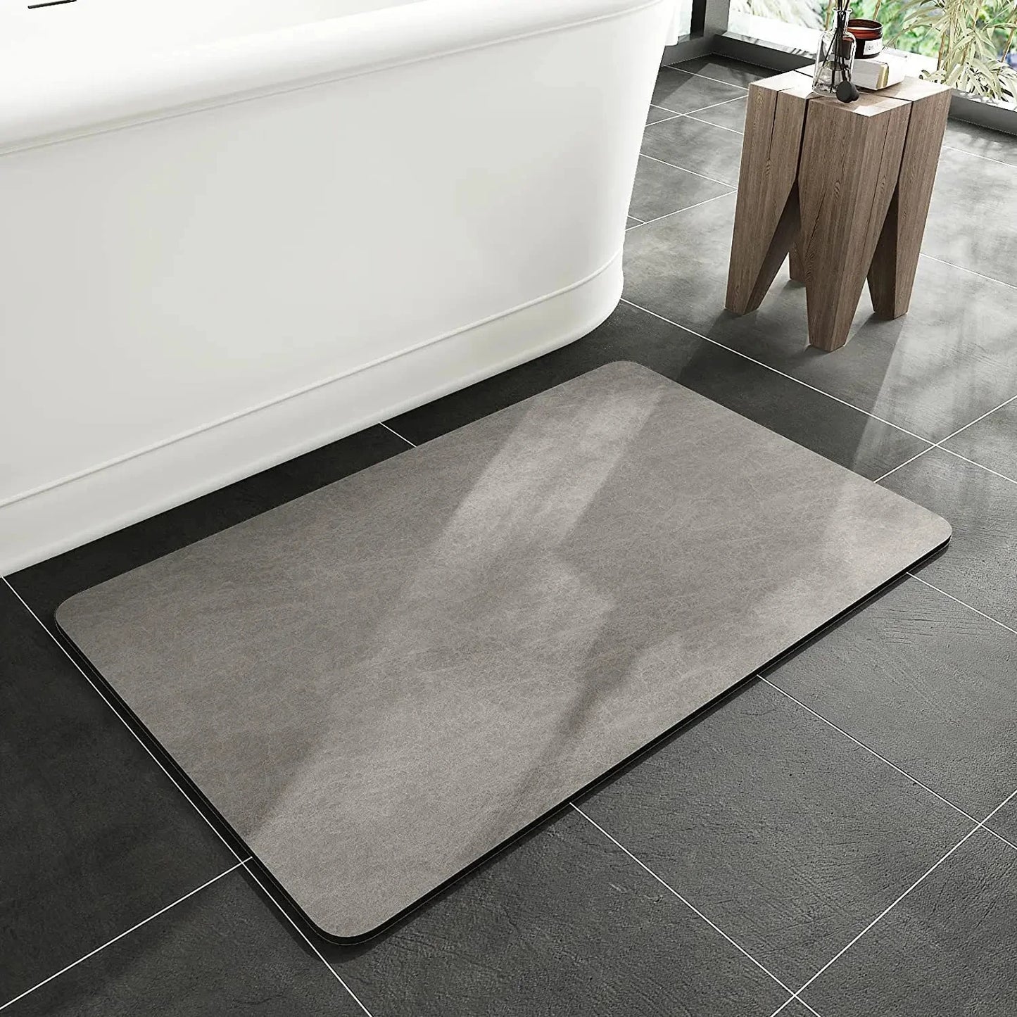 Diatomite Bath Mat – Non-Slip Super Absorbent Quick-Dry Shower & Kitchen Rug | 40x60cm