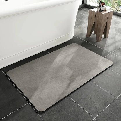 Diatomite Bath Mat – Non-Slip Super Absorbent Quick-Dry Shower & Kitchen Rug | 40x60cm