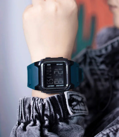 Men's Digital Watches Waterproof Men Sports Watch Luminous Multifunction Clock Outdoor Running Student Fitness Wristwatch - BeeTrendyShop.COM